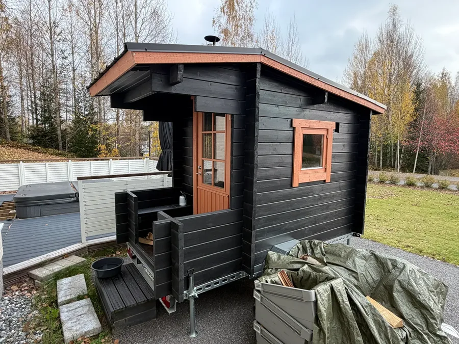 Saunakärry sivulta